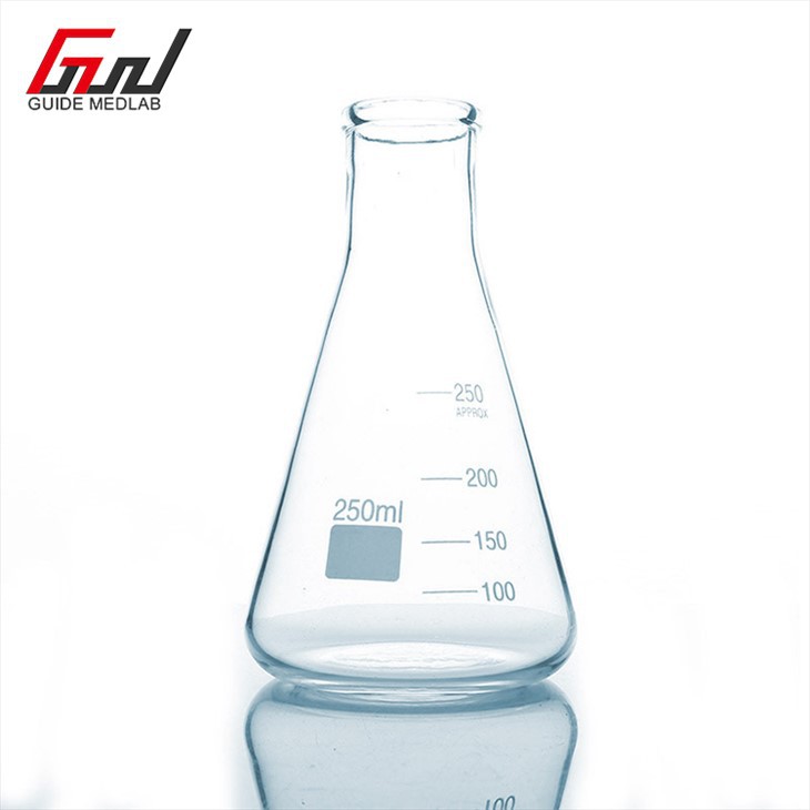 5 laboratory erlenmeyer flask 250ml