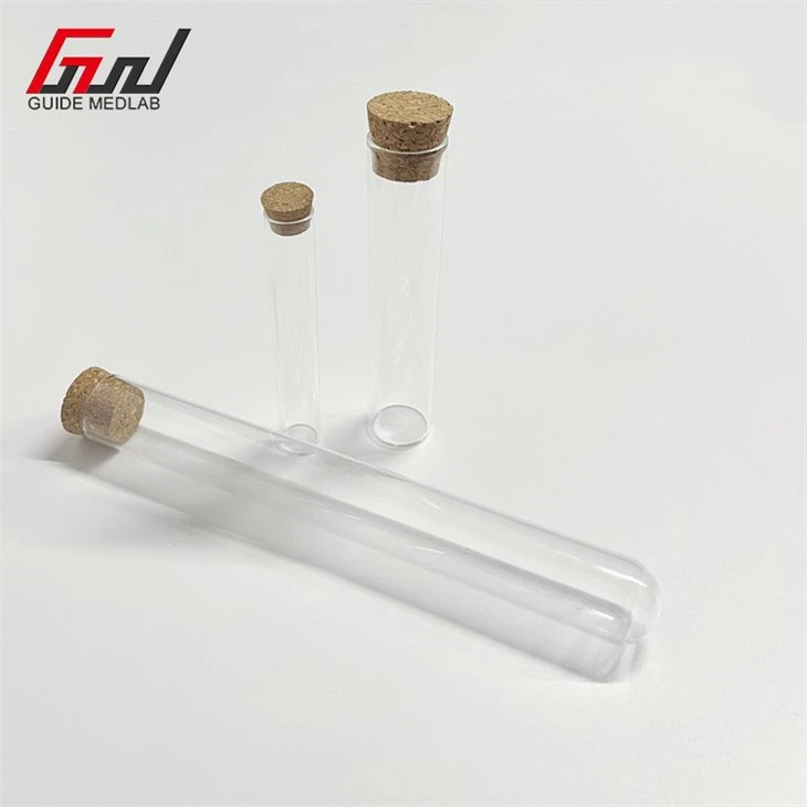 2 test tube with cork lid