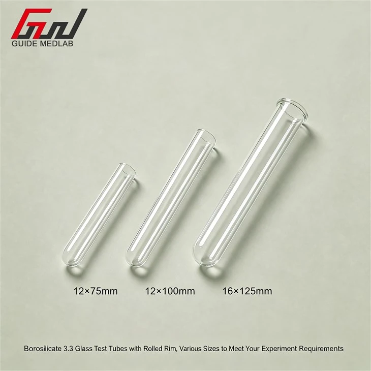 Beaded Rim Glass Test Tube