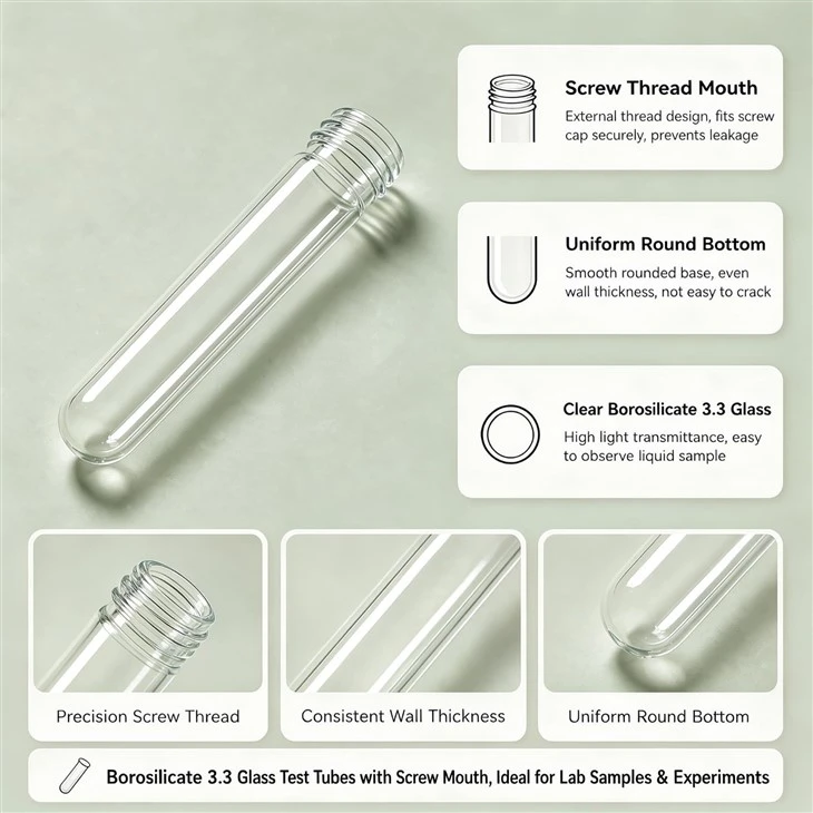 Glass Test Tube With Screw Cap best