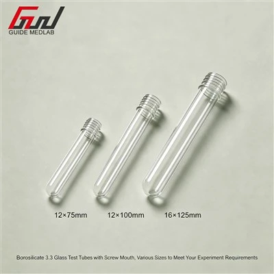 Glass Test Tube With Screw Cap