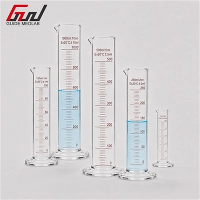 Round Base Glass Measuring Cylinder